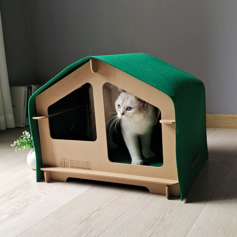 Wooden Cat House